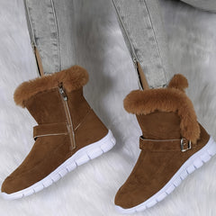 Women's Winter Snow Boots Faux Fur Lining Non slip Outdoor Bootie