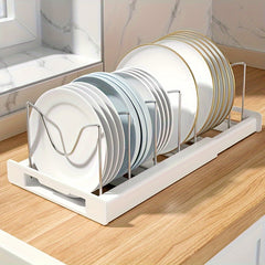 Kitchenware Organizer Shelf w/ Pot Lid Holder Utensil Rack Drawer
