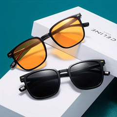 Square Frame Retro Style Men's Sunglasses