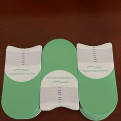3Pcs Eyelash Ruler Stencils for Measuring Length and Curling Degree Beauty Tool