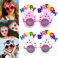 Funny Cupcake Sunglasses for Kids Party Photo Booth Props
