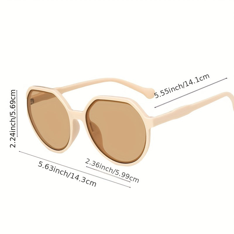 Large Round Sunglasses Casual Candy Glasses UV400