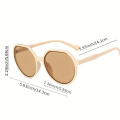 Large Round Sunglasses Casual Candy Glasses UV400