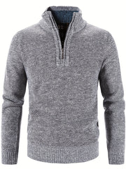 Men's Soft Touch Quarter Zip Thermal Jumper