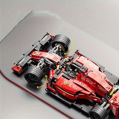 Red Formula Racing Building Blocks Set