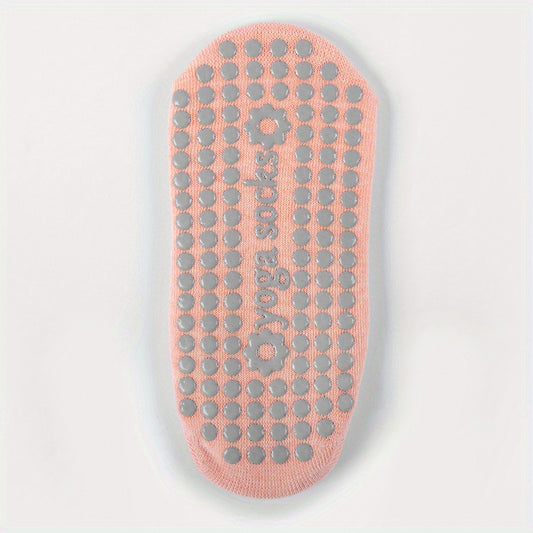 Cozy Non Slip Yoga Socks with Criss Cross for Women
