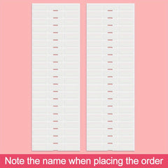 30 Custom Waterproof Name Stickers 3x1 Medium Size Personalized First Name Label