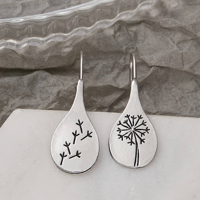 Dandelion Earrings Engagement Alloy Pendant Jewelry