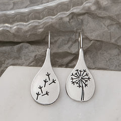 Dandelion Earrings Engagement Alloy Pendant Jewelry