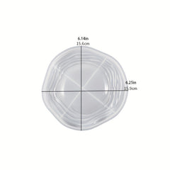 Wave Flower Tray Epoxy Silicone Mold Crystal Drip Plaster Cement Irregular