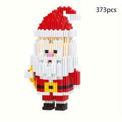 Snowman Assembly Building Blocks Educational Toy Christmas Gift