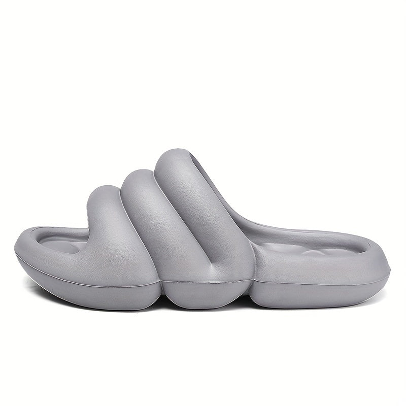 Men's Non Slip Platform Slides Comfortable Soft Sole Cloud Slides