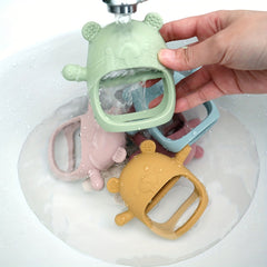 1pc Bear Shaped Silicone Teether for Youngsters Mixed Colors