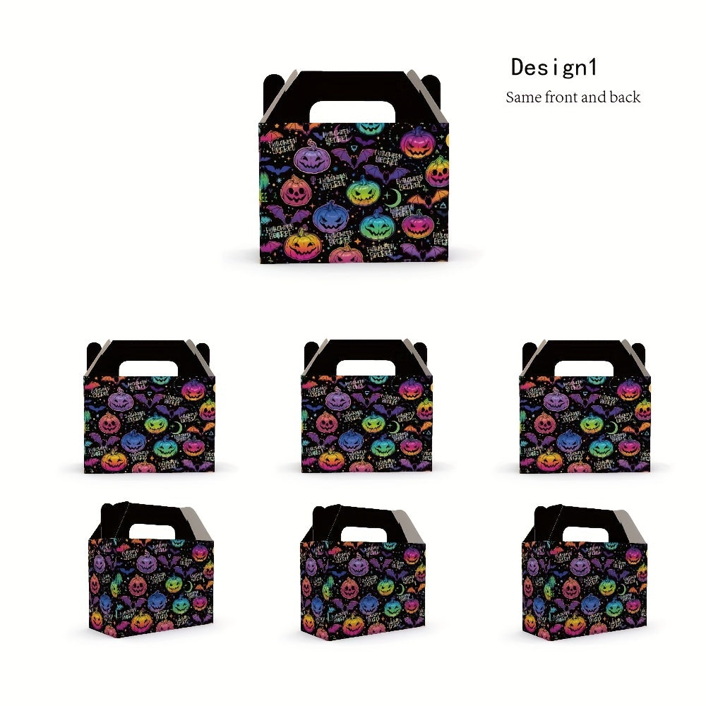 Halloween Ghost Pumpkin Skeleton Tote Bag