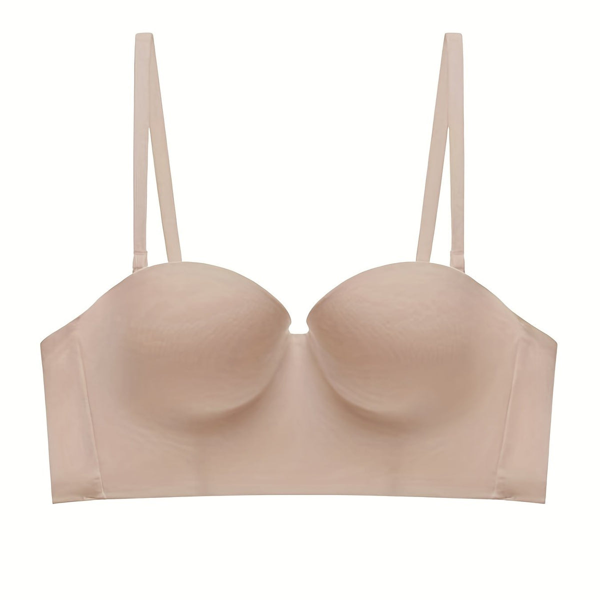 Glossy Thick Cup Everyday Bra Breathable Push Up Intimates Bra
