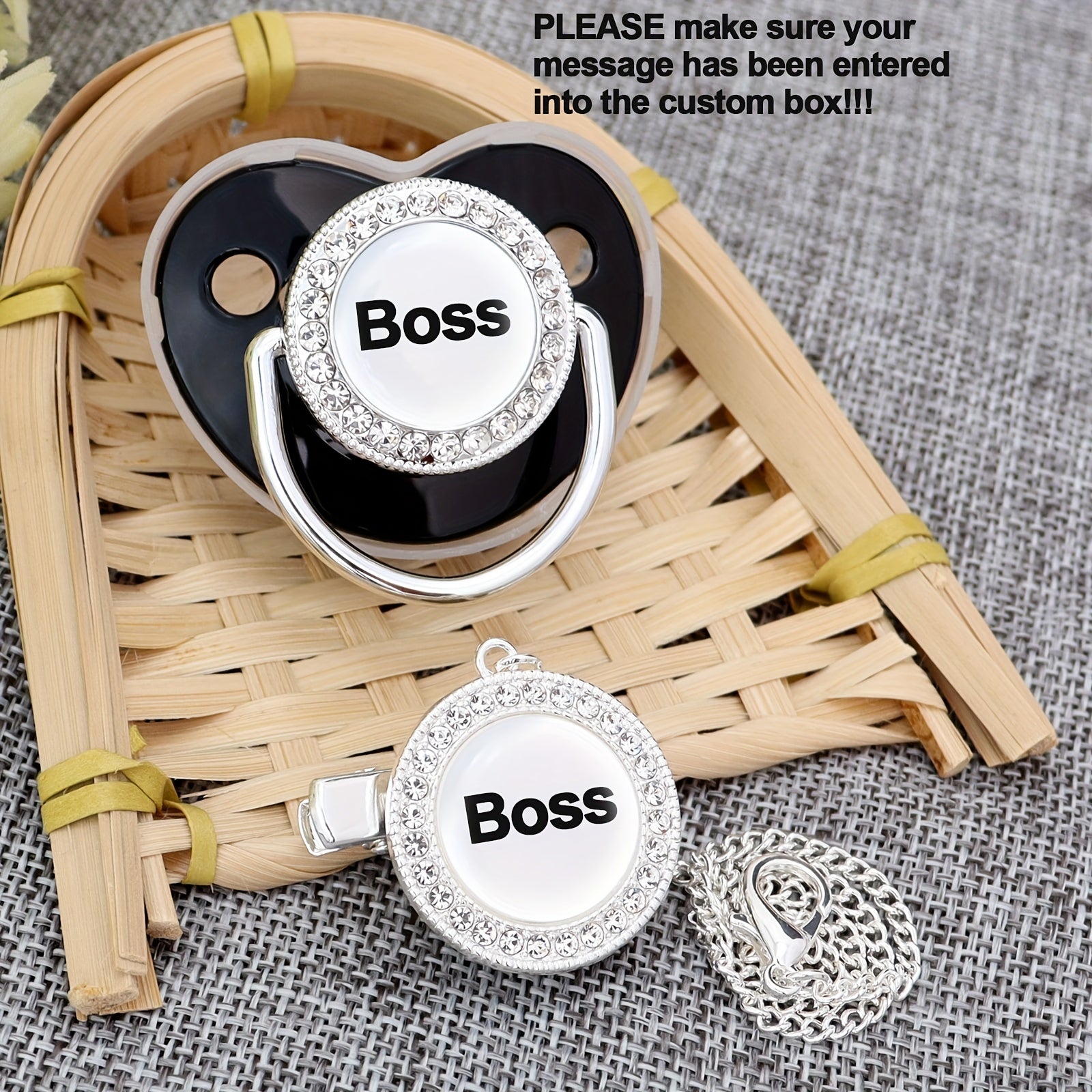 Custom Baby Pacifier With Clips Personalized Sleep Coaxing Artifact