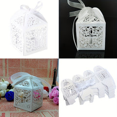 Creative Wedding Party Favor Cross Hollow Paper Candy Box