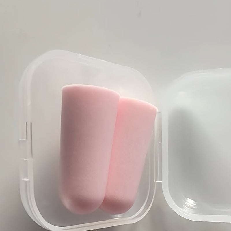 Noise Cancelling Foam Ear Plugs for Silent Sleep & Study