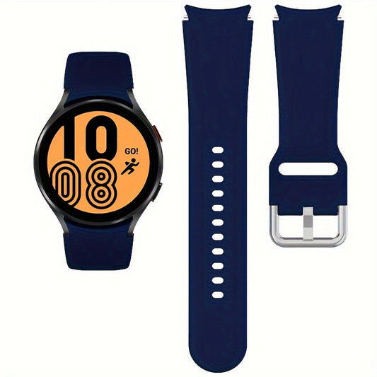 20mm Silicone Watch Strap for Galaxy Watch 6 5 4 44mm 40mm Wristband