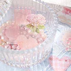 30pcs Plant Flower Scrapbooking Stationery PET Stickers DIY Decorative Materials