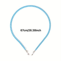 Metal Glasses Chain Stylish Anti-Slip Lanyard Strap Reading Glasses Retainer