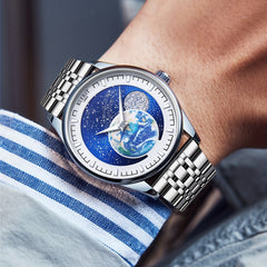 KUERST Steel Strap Automatic Mechanical Watch