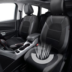 PVC Leather Quilted Stitching Car Seat Cover