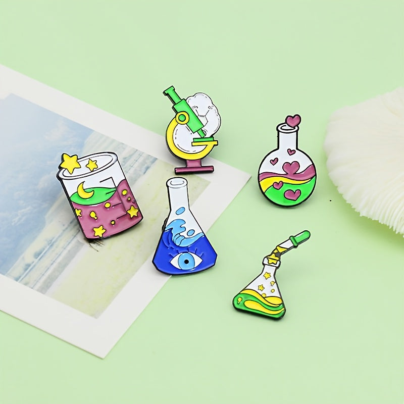 Men's Chemical Lab Brooch for Backpack