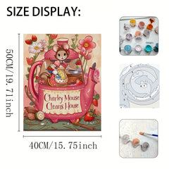 DIY Painting Kit Homemade Chef Mouse for Beginners