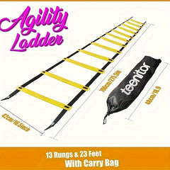 Agility Ladder with Storage Bag for Soccer Step Training