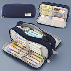 Pencil Case Large Capacity Pouch for School Office Supplies