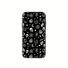 Halloween Horror Print Durable Phone Case for iPhone 5-15 Pro Max