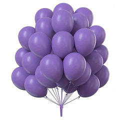 62pcs 12 Colorful Latex Balloons for Various Occasions