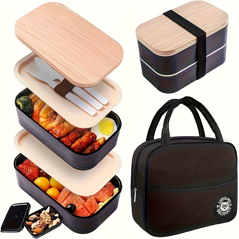 Insulated Lunch Tote Bag Lightweight Durable Portable with Zipper Closure