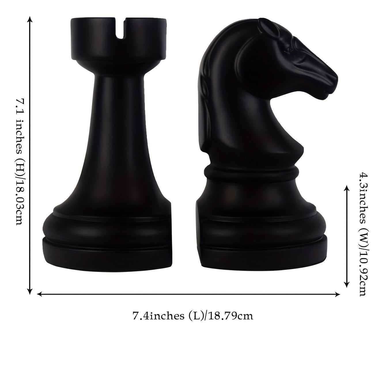 Chess Statue Book Stand Book Holder Decor Desktop Organizing Stand
