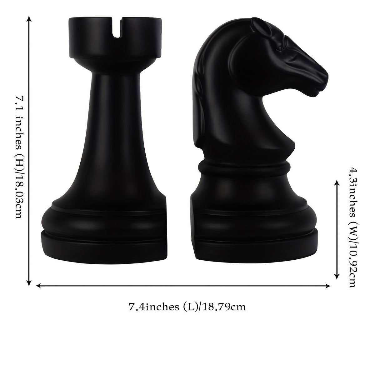 Chess Statue Book Stand Book Holder Decor Desktop Organizing Stand