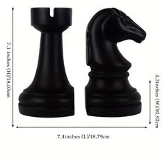Chess Statue Book Stand Book Holder Decor Desktop Organizing Stand