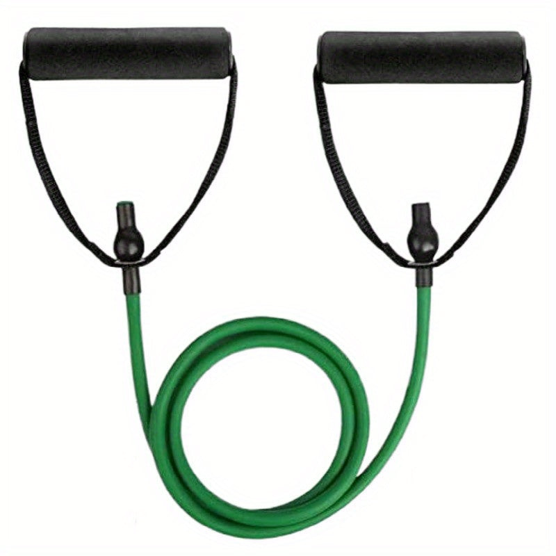 Yoga Resistance Band Non Slip Foam Handle Gym Sports Fitness Workouts