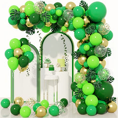 Jungle Balloon Ring Arch Set in Deep Green Fruit Green Balloon Decor