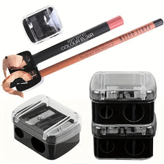 Custom Name Double-Sided Manual Pencil Sharpener with Dust Cover
