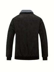 Men's Corduroy Fleece Jacket for Winter