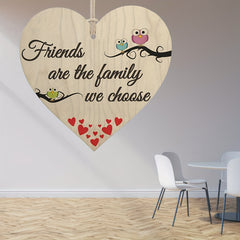 Friends Are The Family We Choose Doorplate Decoration