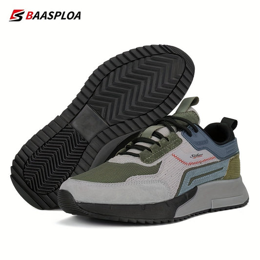 Baasploa Men's Breathable Casual Shoes Comfortable Walking Shoes