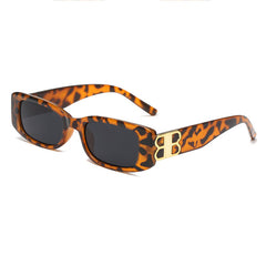 Y2K Sunglasses Vintage Square Shade UV400 Chunky Retro Sun Glasses