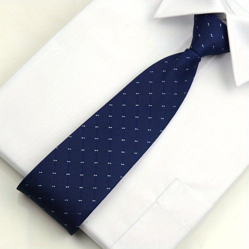 Striped Tie Student Knotless Tie Business Wedding Groom Groomsmen Graduation Tie