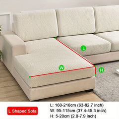 Waterproof Jacquard Sofa Slipcover Elastic Couch Cover