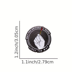 Men's Zinc Alloy Casual Brooch Jewelry Accessory