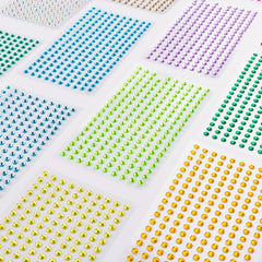 6MM 0 24IN Rhinestone Stickers Sparkle & Shine for DIY Crafts