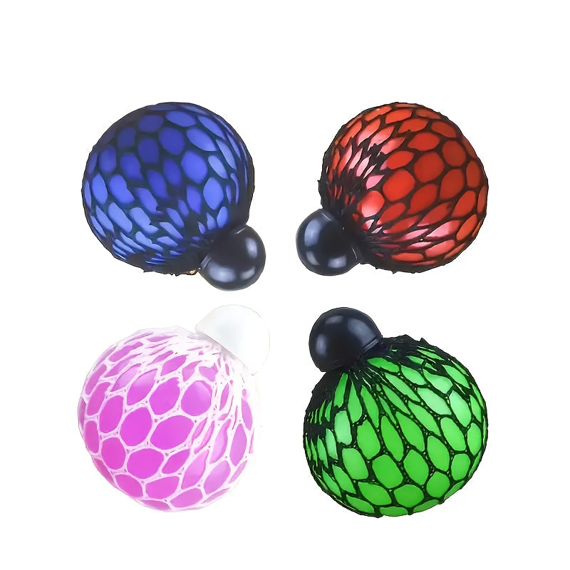 Squishy Anxiety Rubber Grape Ball Hand Trainer for Kids & Adults