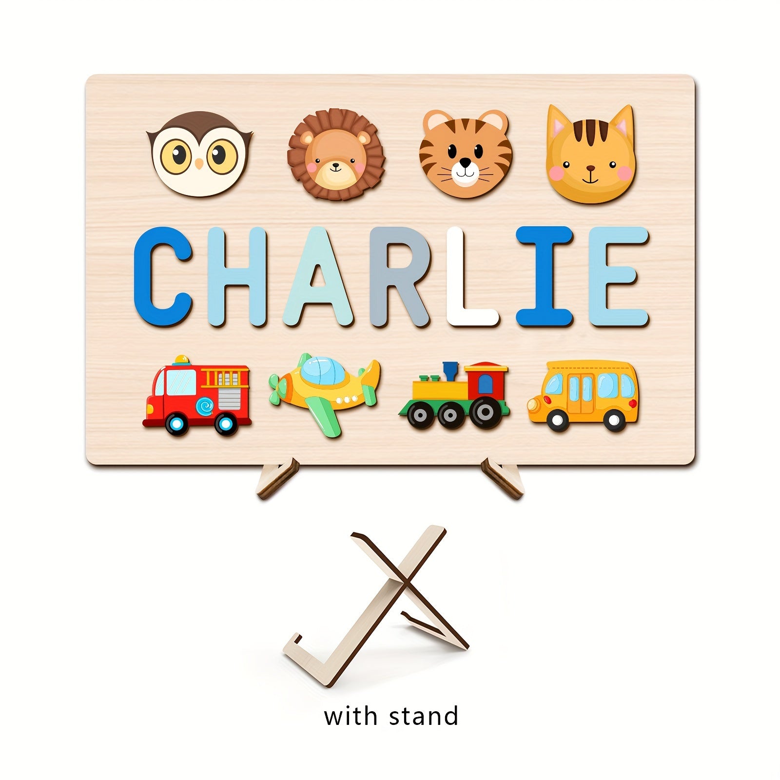 Personalized Name Puzzle with 8 Elements